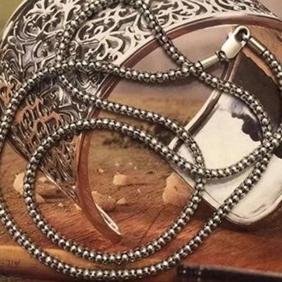 Silpada Jewelry - Silpada 30” Oxidized Sterling Silver Popcorn Necklace N1486